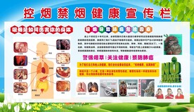 控烟 禁烟 健康教育宣传栏