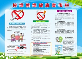 控烟 禁烟 健康教育宣传栏