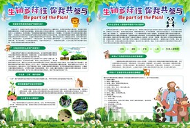 生物多样性 你我共参与彩页