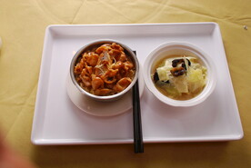 咸鱼肉片饭 