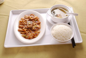咸鱼蒸肉片饭