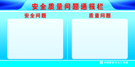 安全质量问题通报栏