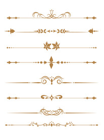 古典花纹欧式花纹分割线
