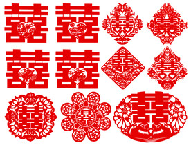 喜字剪纸