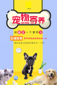 宠物寄养海报