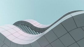 仰视高楼空间背景