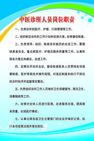 中医诊所人员岗位职责