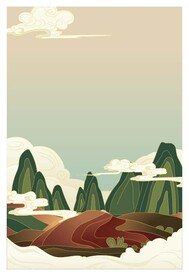 山水云雾