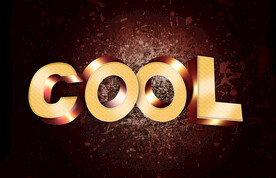 COOL  立体字母