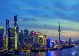 浦东陆家嘴夜景