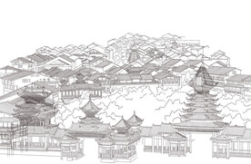 线描图  