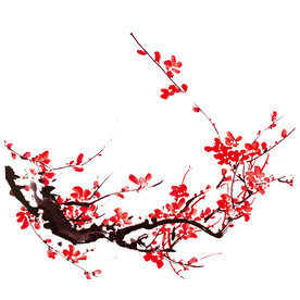 水墨花卉
