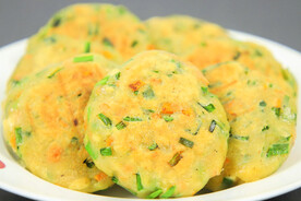韭菜豆腐饼