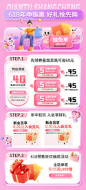 618促销活动海报