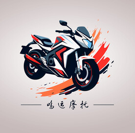 摩托车创意图案