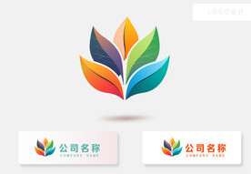 树叶logo图片