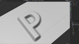 C4D文字渐隐效果