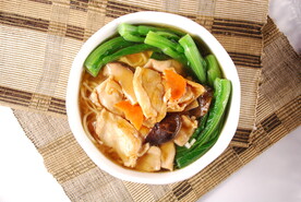 香菇鸡肉面 