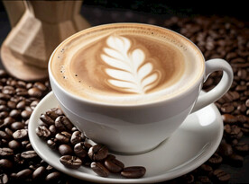 美式咖啡豆卡布奇诺拉花