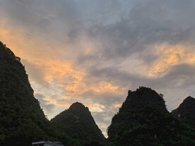 晚霞