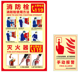 消防标识贴