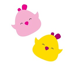卡通 小鸡