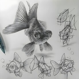 素描 