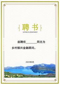 聘书 证书 荣誉