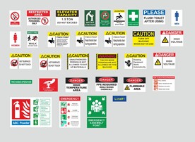 国际版安全生产标识牌
