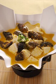 蟹粉辽参滑豆腐