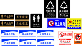 门牌 标识牌 卫生牌