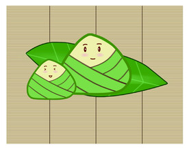 粽子 端午节 卡通