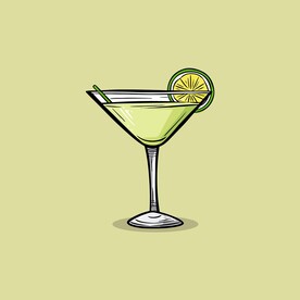 鸡尾酒饮料卡通绘画儿童插画