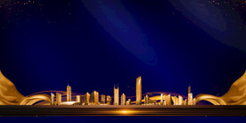 蓝色科技背景单图