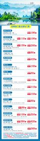 桂林热门景点海报