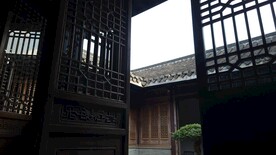 江苏扬州个园古宅室内