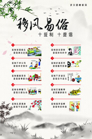 移风易俗10提倡10抵制