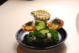 芝士焗鲍鱼元贝