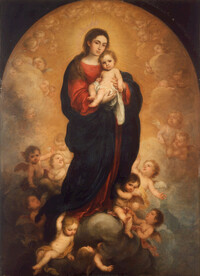 牟利罗 murillo 油画 