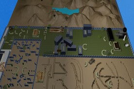 真人CS两万平米规划3D图