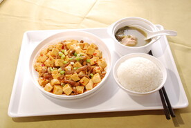 麻婆肉丝豆腐 米饭