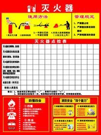 灭火器 消防栓 点检表
