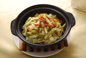 椰菜粉丝煲 