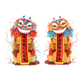 舞狮素材           