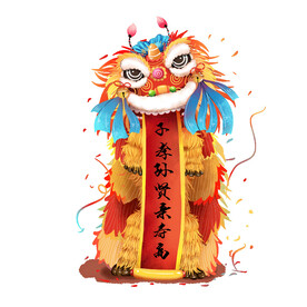 舞狮素材           