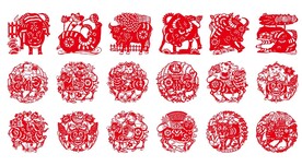 激光雕刻矢量图剪纸