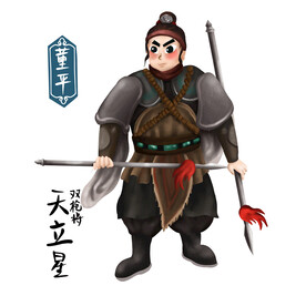 卡通梁山董平
