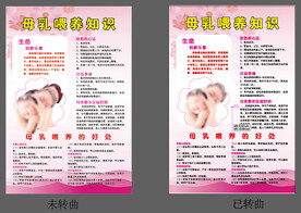 母婴室 母乳喂养知识  海报 