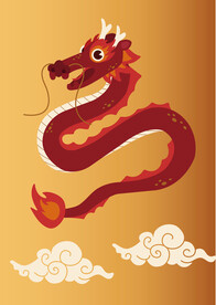 龙年图案 中国龙