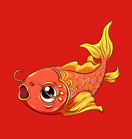 手绘小金鱼 